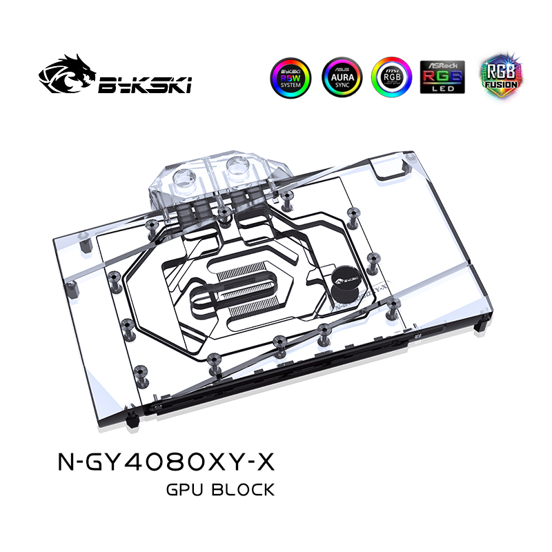 Bykski GPU-koelblok, geschikt  - Rtx 4080 Water Cooling Block recensie en prijs